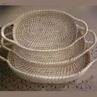 Handmade Designer Cane Rattan Basket