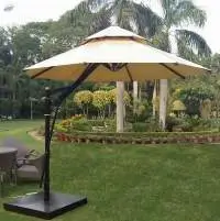 Heavy Duty Site Pole Umbrella and Square