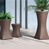Wicker Cane Planter- Big, Small and Medium