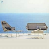 Wicker Outdoor Single Seater High Back
