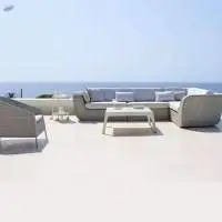 Wicker Cane 1+1+3 Seater Sofa with Both Side