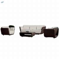 Wicker Cane Outdoor 3+1+1 Seater Sofa