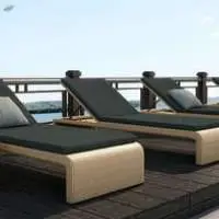 Pool Side Lounger and Side Table