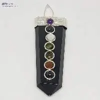 7 Chakra Gemstone Sword Pendant