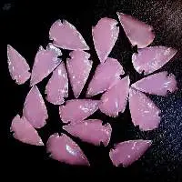 Rose Quartz Gemstone Arrowheads