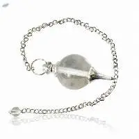 Clear Quartz Gemstone Ball Pendulum sets