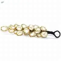 White Agate Tumbled Grapes Hanging Tool Set