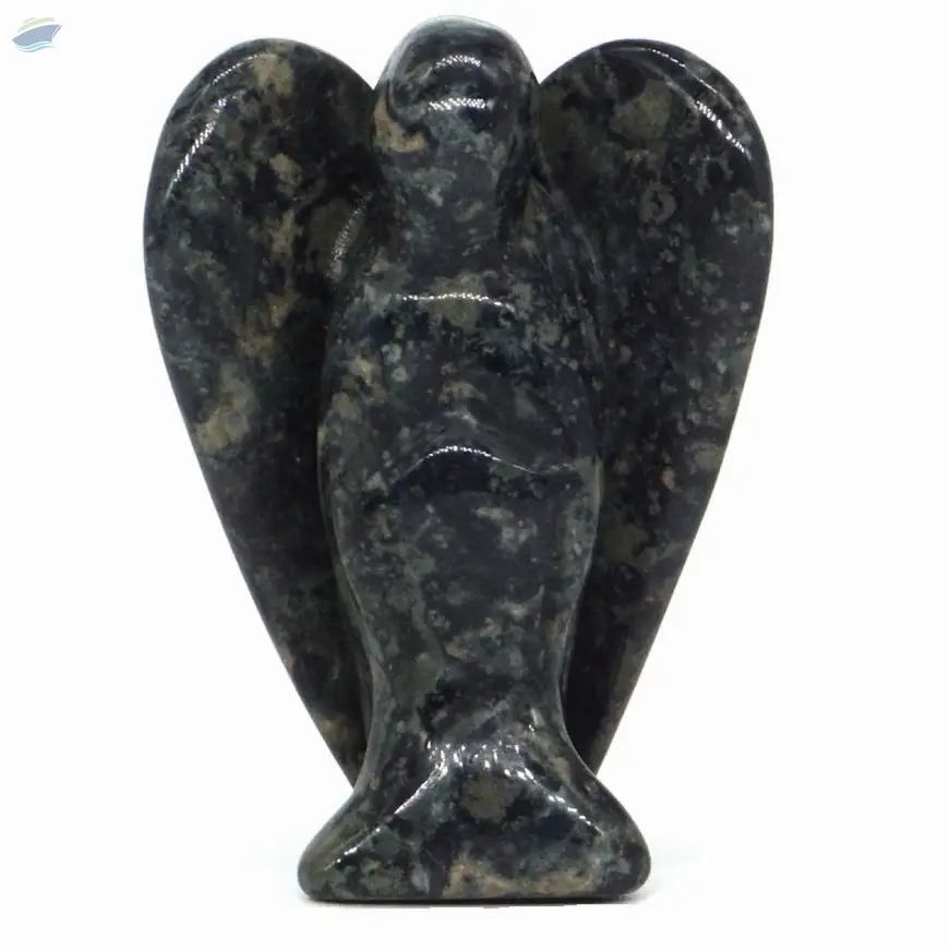 Kambaba Jasper Gemstone Fairy Angel Statue