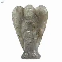 Labradorite Gemstone Fairy Angel Statue