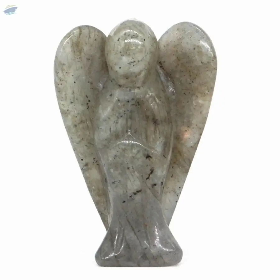 Labradorite Gemstone Fairy Angel Statue