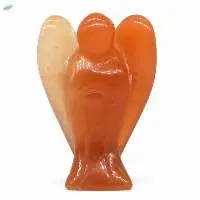 Red Aventurine Gemstone Fairy Angel Statue