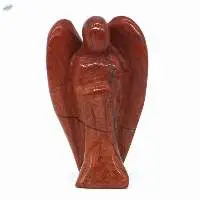 Red Jasper Gemstone Fairy Angel Statue