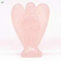 Rose Quartz Gemstone Fairy Angel Statue