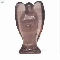 Smoky Quartz Gemstone Fairy Angel Statue