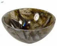 Labradorite Gemstone Reiki Charging Bowl Set