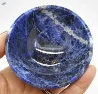Blue Sodalite Gemstone  Reiki Charging Bowl Set