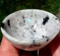 Rainbow Moonstone Reiki Charging Bowl Set
