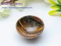 Tiger Eye Gemstone Reiki Charging Bowl Set