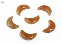 Orange Aventurine Gemstone Crescent Moon 