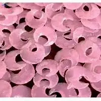 Rose Quartz Gemstone Crescent Moon Set