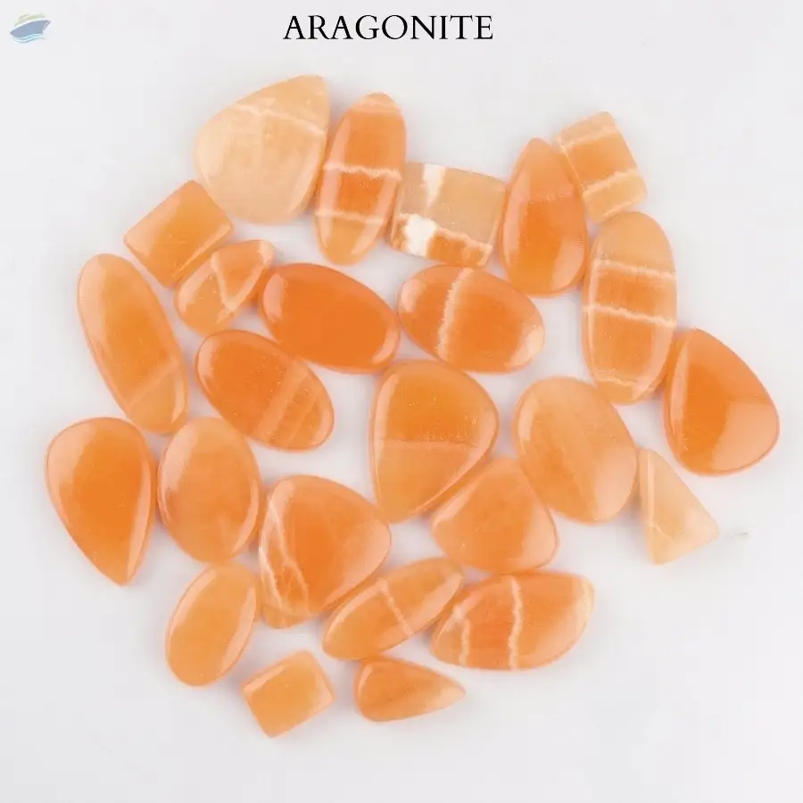 Aragonite Gemstone Plain Cabochons