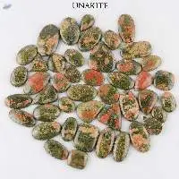 Unakite Gemstone Plain Cabochons