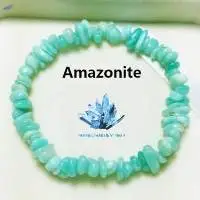 Amazonite Gemstone Chips Beads Bracelet