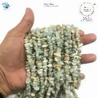 Amazonite Gemstone Chips Beads Strands