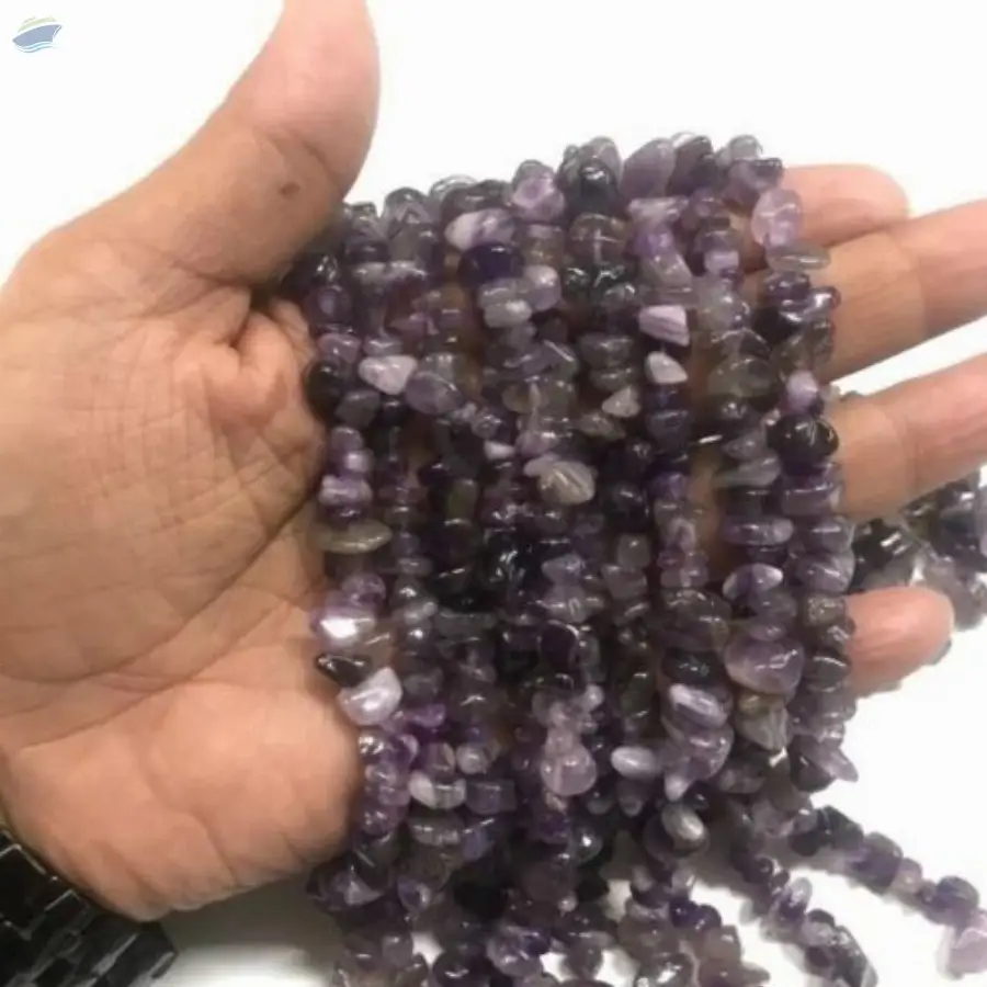 Amethyst Gemstone Chips Beads Strands
