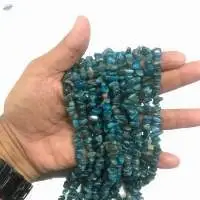 Apatite Gemstone Chips Beads Strands