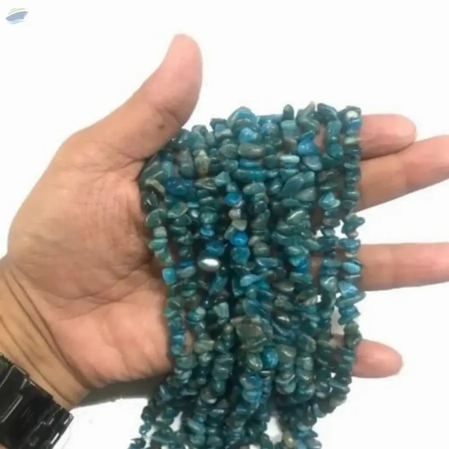 Apatite Gemstone Chips Beads Strands
