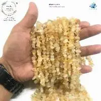 Citrine Gemstone Chips Beads Strands