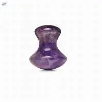 Amethyst stone Guasha Mushroom Set Massager