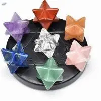 Seven Chakra Gemstone Merkaba Star Set