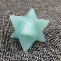 Green Amazonite Gemstone Crystal Merkaba Star