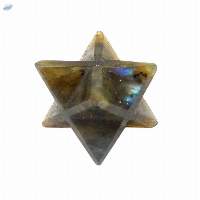 Labradorite Gemstone Crystal Merkaba Star