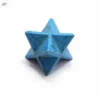 Blue Turquoise Gemstone Crystal Merkaba Star