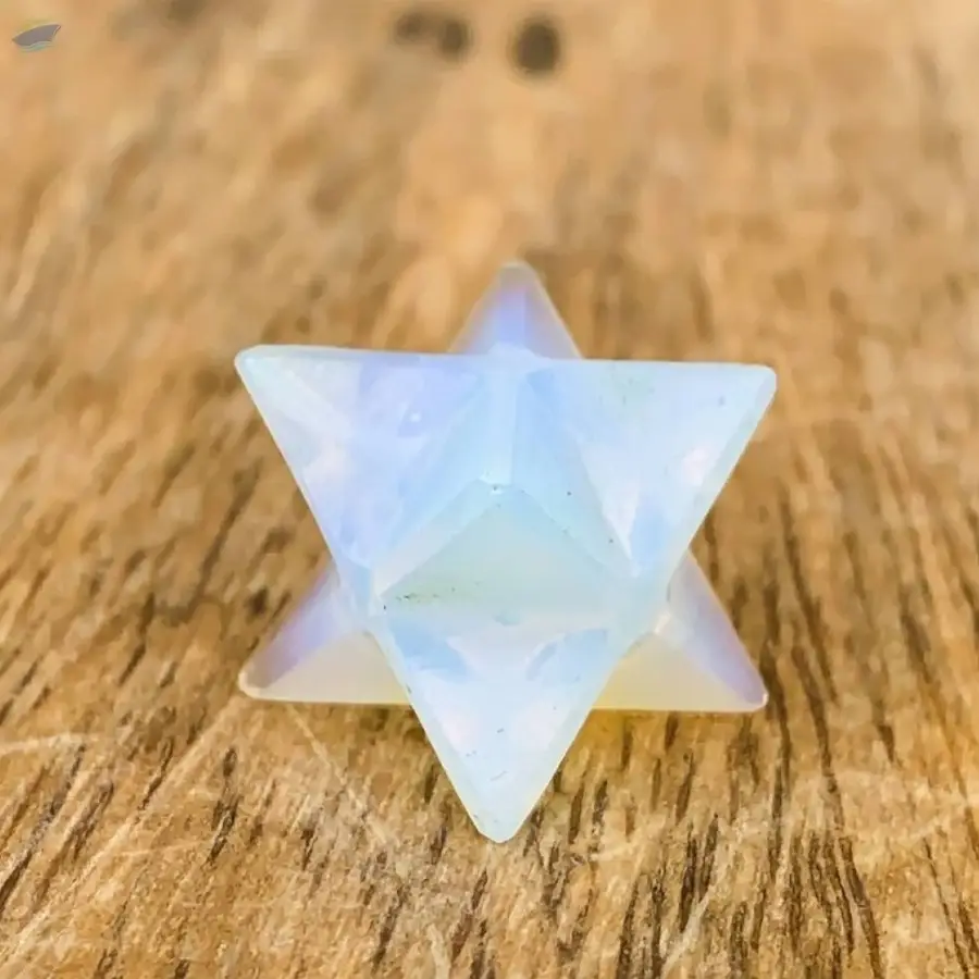 Opalite Gemstone Crystal Merkaba Star