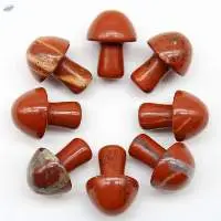 Red Jasper Mini Mushroom Set