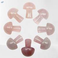 Rose Quartz Mini Mushroom Set