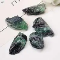 Multi Fluorite Raw Rough Stone Gemstone