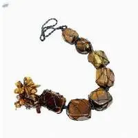 Tiger Eye Gemstone Tumbled Wall Hanging Tool
