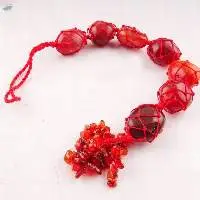 Red Jasper Gemstone Tumbled Wall Hanging Tool