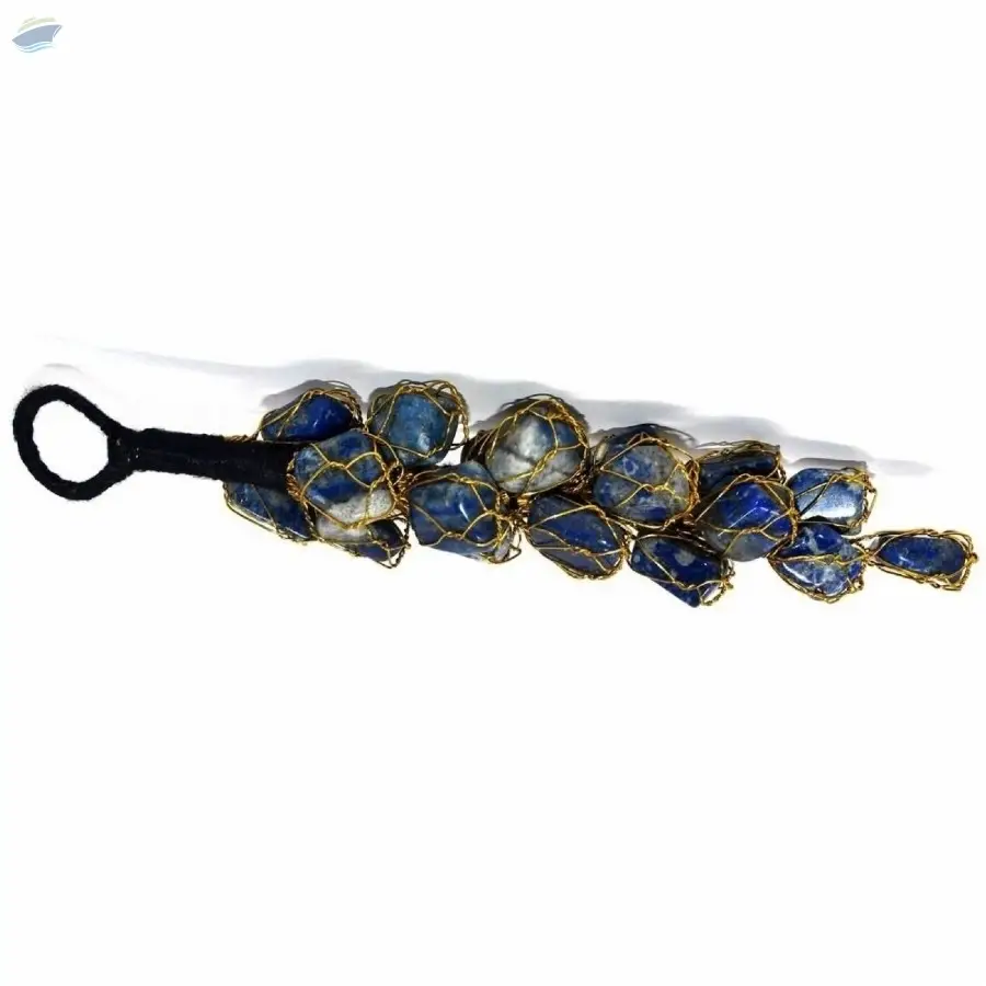 Lapis Lazuli Tumbled Grapes Hanging Tool