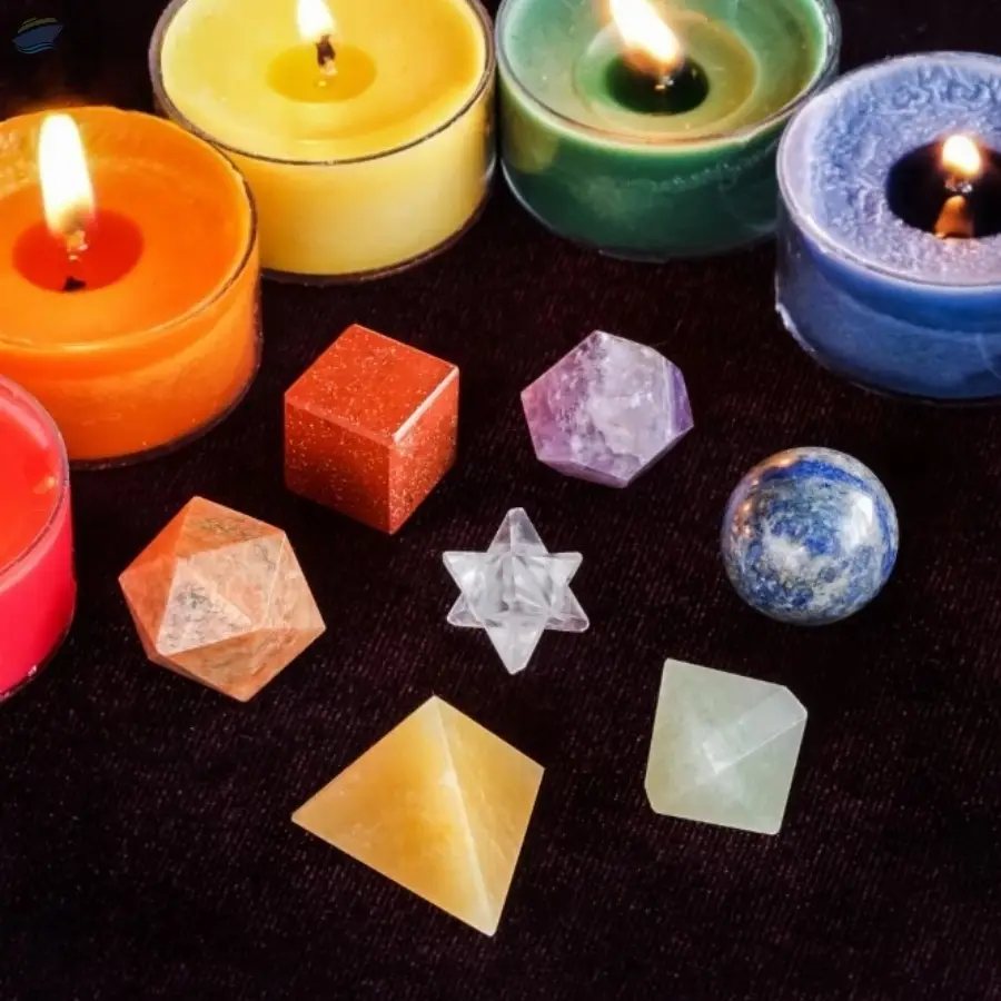 Seven Chakra Gemstone Geometry Set