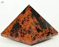 Mahogany Obsidian Gemstone Pyramids