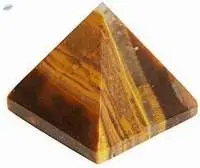 Tiger Eye Gemstone Pyramids For Reiki Healing