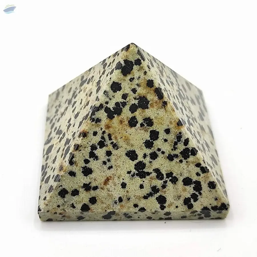 Dalmatian Jasper Gemstone Pyramids