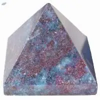 Ruby Kynite Gemstone Pyramids