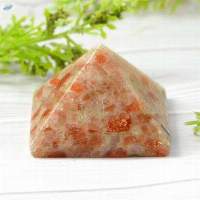 Sunstone Gemstone Pyramids For Reiki Healing